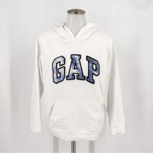 GAP white logo hoodie